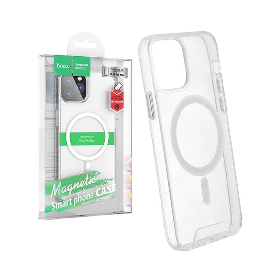 Hoco Magnetic Anti-fall Protective Case for iPhones 14 Plus Transparent Hoco Magnetic Anti-fall Protective Case for iPhones 14 Plus Transparent
